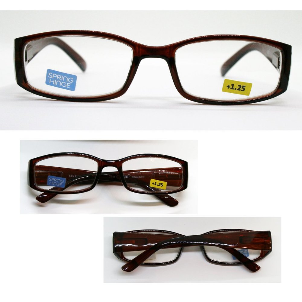 NWT LRI Brown 1.25 Readers Reading Glasses